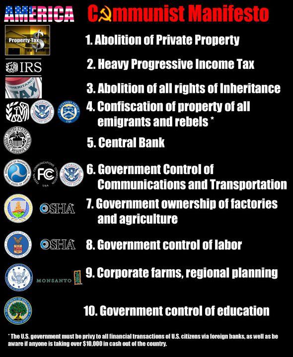 Image result for communist manifesto tax